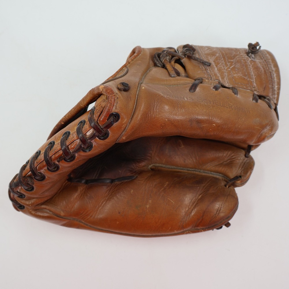 JC Higgins Baseball Glove Mens OS Brown Vintage Leather 1656 Sears Roebuck 310